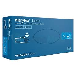 Rękawiczki nitrylowe bezpudrowe nitrylex® classic / 100 szt.