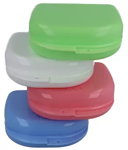 Pudełko na aparat ortodontyczny i szyny wybelające 85x82x28 / 1szt.