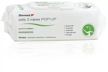 Chusteczki do dezynfekcji Zeta 3 Wipes POP-UP / 100 szt.