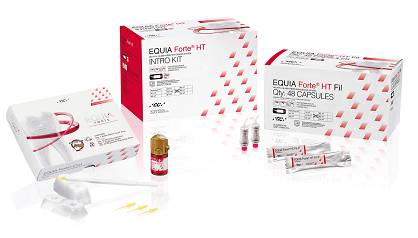 EQUIA Forte HT Clinic Pack (A2, A3, B2) + GRATIS: mieszalnik Silver Mix + Capsule Applier III
