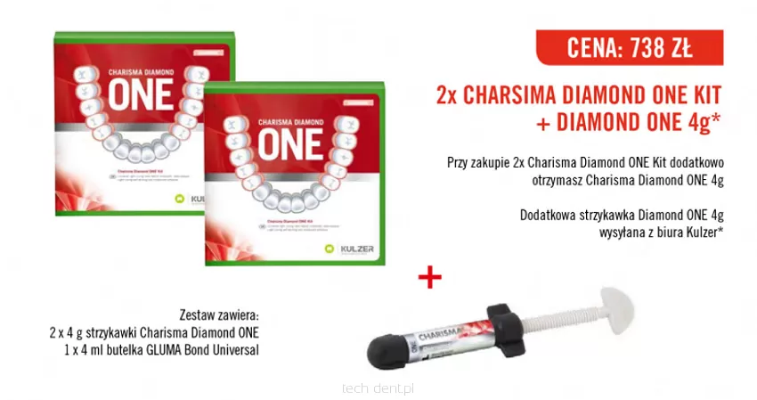 2 x Charisma Diamond ONE Kit + GRATIS: 1 x Charisma Diamond ONE 4g