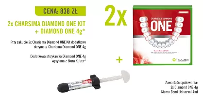 2 x Charisma Diamond ONE Kit + GRATIS: 1 x Charisma Diamond ONE 4g