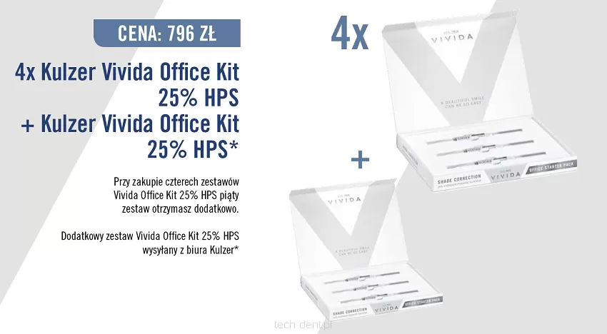 4 x VIVIDA Office Kit 25% HPS + GRATIS: 1 x VIVIDA Office Kit 25% HPS