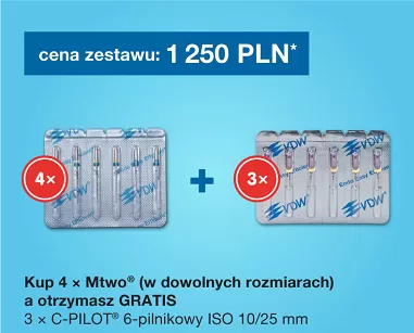 Mtwo 4 x 6 szt. (dowolny rozmiar) + GRATIS: 3 x C-Pilot 10/25mm (6 szt.)
