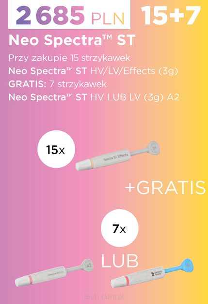 Neo Spectra ST / uzup. 15 x 3g (dowolne kolory) + GRATIS: 7 x Neo Spectra ST HV lub LV 3g (A2)