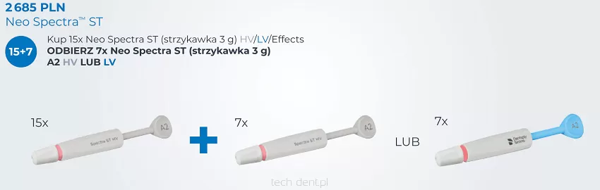 Neo Spectra ST / uzup. 15 x 3g (dowolne kolory) + GRATIS: 7 x Neo Spectra ST HV lub LV 3g (A2)