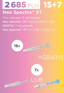 Neo Spectra ST / uzup. 15 x 3g (dowolne kolory) + GRATIS: 7 x Neo Spectra ST HV lub LV 3g (A2)