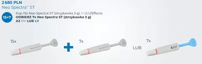 Neo Spectra ST / uzup. 15 x 3g (dowolne kolory) + GRATIS: 7 x Neo Spectra ST HV lub LV 3g (A2)