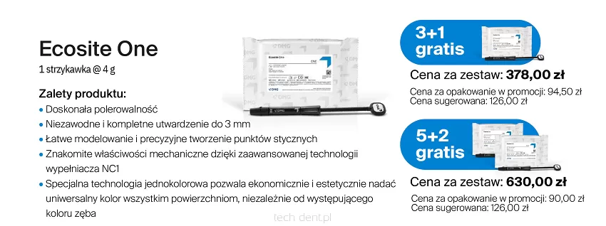 Ecosite One / 5 x strzykawka 4g + GRATIS 2 x 4g