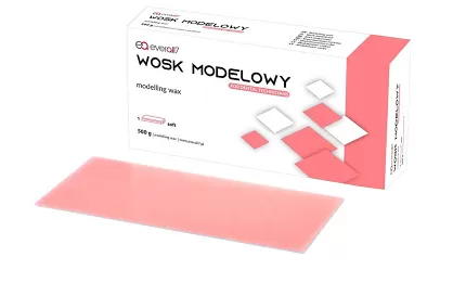 Wosk modelowy miękki Everall / 500g (26 płyt)