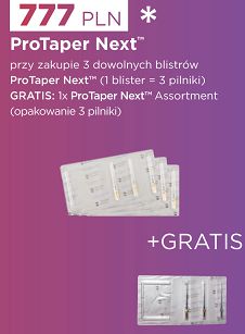 ProTaper Next / 3 x 3 szt. (dowolne rozmiary) + 1 x Protaper Next 3 szt. (Ass.)