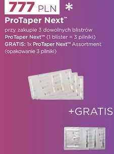 ProTaper Next / 3 x 3 szt. (dowolne rozmiary) + 1 x Protaper Next 3 szt. (Ass.)