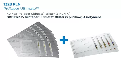 ProTaper Ultimate / 8 x 3 szt. (dowolne rodzaje/rozmiary) + GRATIS: 2 x Protaper Ultimate Asortyment (5 szt.)