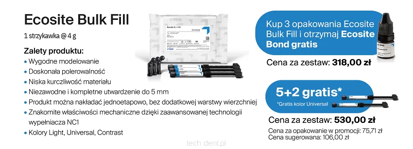 Ecosite Bulk Fill / 5 x 4g + GRATIS: 2 x Ecosite Bulk Fill 4g (Universal)
