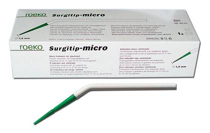 Surgitip micro - jednorazowe, jałowe końcówki ssące o śr. 1,2 mm / 20 szt.
