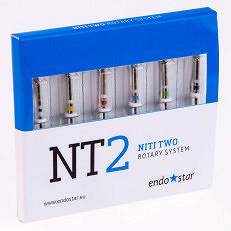 Endostar NT2 NiTi Two Rotary System, 15/02 - 40/02, 25 mm / 6 szt.