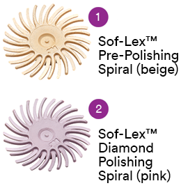 SofLex Pre-Polishing Spiral / uzup. 15 szt. w kolorze beżowym