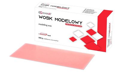 Wosk modelowy twardy Everall / 500g (26 płyt)