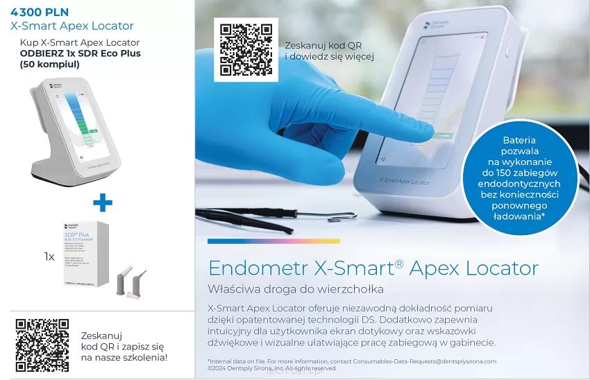 X-Smart Apex Loctor + GRATIS: 1 x SDR Plus Eco (50 szt.)