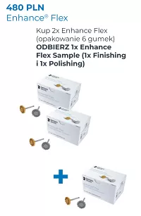 2 x Enhance Flex / 6 szt. + GRATIS: Enhance Flex Sample (1 x Finishing 1 x Polishing)