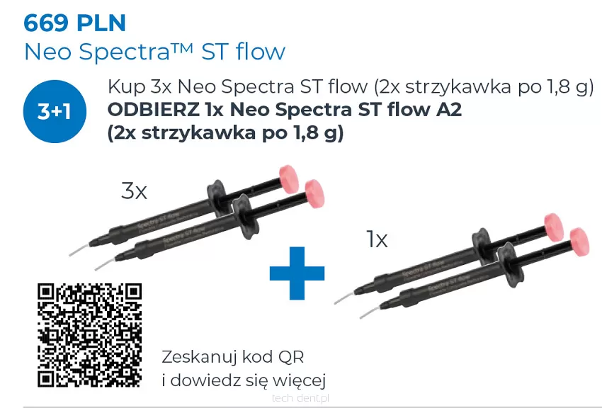 3 x Neo Spectra ST flow / 2 x 1,8g (dowolne kolory) + GRATIS: Neo Spectra ST flow 2 x 1,8g (A2)