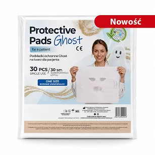 Podkładki ochronne na twarz dla pacjenta GHOST / 30 szt.