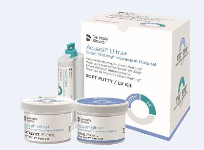 Aquasil Ultra+ Kit (Soft Putty Fast Set 2 x 250ml + 1 x 50ml Regular LV lub XLV)