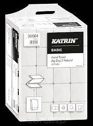 Ręczniki papierowe KATRIN Basic Zig Zag 2 / karton 20 x 200 szt.