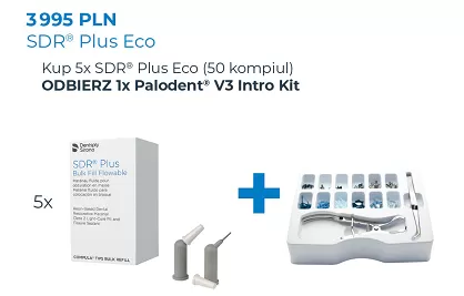 5 x SDR Plus Eco / 50 x 0,25g (Universal) + GRATIS: Palodent V3 Intro Kit
