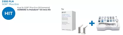 5 x SDR Plus Eco / 50 x 0,25g (Universal) + GRATIS: Palodent V3 Intro Kit