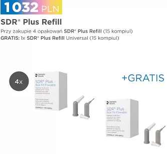 SDR Plus Refill / 4 x 15 x 0,25g (dowolne kolory) + GRATIS: SDR Plus 15 x 0,25g (Univ.)