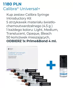 Calibra Universal + Introductory Kit / zest. 5 x 4,5g + GRATIS: 1 x Prime & Bond 4 ml