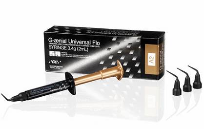 G-aenial Universal Flo / 10 x 2ml (dowolne kolory) + 4 x G-aenial Universal Flo A2 lub A3 GRATIS