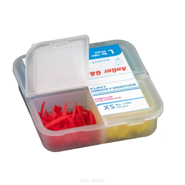 Kliny elastyczne międzyzębowe AnGer / zestaw 200 szt.