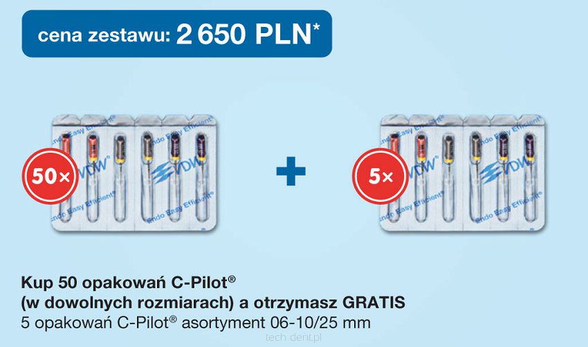 C-Pilot 50 x 6 szt. (dowolne rozmiary) + GRATIS: 5 x C-Pilot Ass. 06-10 (6 szt.)