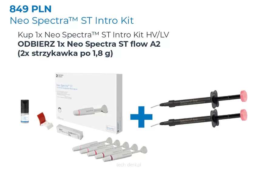 Neo Spectra ST Intro Kit HV lub LV + GRATIS: 2 x Neo Spectra ST flow A2 (1,8g)