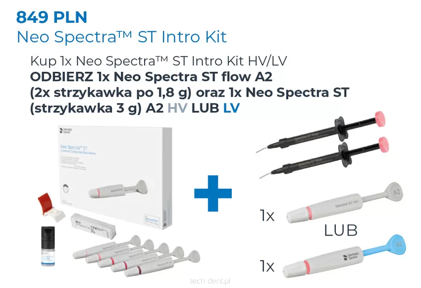 Neo Spectra ST Intro Kit HV lub LV + GRATIS: 2 x Neo Spectra ST flow A2 (1,8g) + Neo Spectra ST (3g) A2