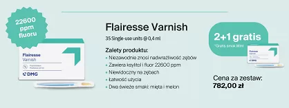 Flairesse Varnish 35 x 0,4ml / 2 + 1 GRATIS