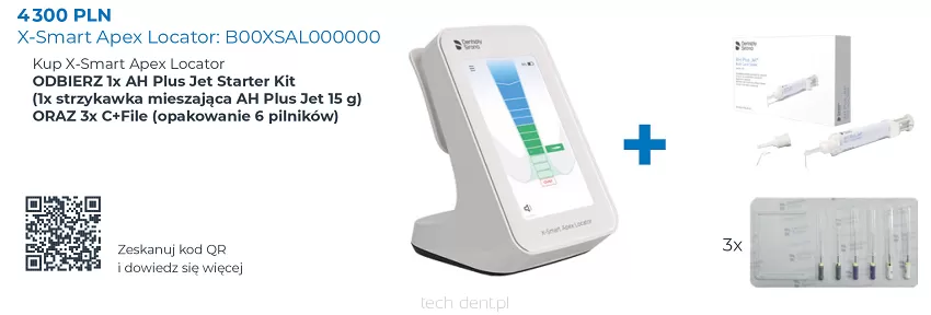 X-Smart Apex Loctor + GRATIS: 1 x AH Plus Starter Kit + 3x C+File Ass. (6 szt.)