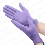 Rękawiczki nitrylowe bezpudrowe Kid-Man / 100 szt. (S)