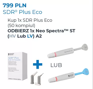 1 x SDR Plus Eco / 50 x 0,25g (Universal) + GRATIS: 1 x Neo Spectra ST A2 (HV lub LV)