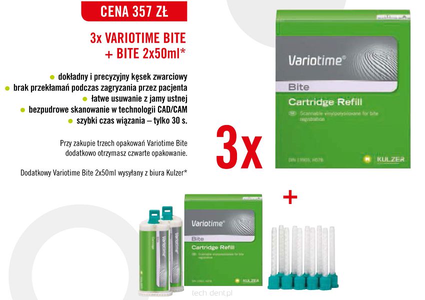 3 x Variotime Bite / 2 x 50ml + GRATIS: 1 x Variotime Bite 2 x 50ml