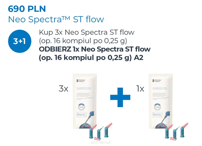 3 x Neo Spectra ST flow / 16 kompiul po 0.25g + GRATIS: Neo Spectra ST flow A2 (16 x 0.25g)