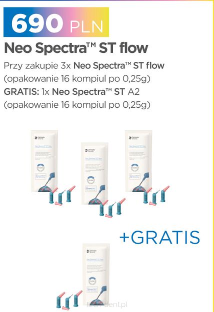 Neo Spectra ST flow / 3 x 16 kompiul 0.25g (A2) + GRATIS: Neo Spectra ST flow A2 (16 x 0.25g)