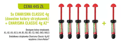 Charisma Classic / 5 x 4g (dowolne kolory) + GRATIS: 1 x Charisma Classic 4g (A2)