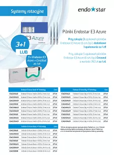 5 x Endostar E3 Azure (6 szt.) + GRATIS: CeraSeal 2g