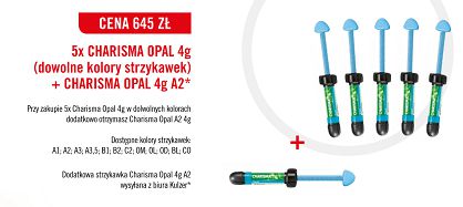 Charisma Opal / 5 x 4g (dowolne kolory) + GRATIS: 1 x Charisma Opal 4g (A2)