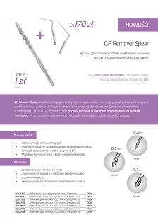 GP Remover Spear / system do usuwania gutaperki PPROMOCJA 2+1 GRATIS