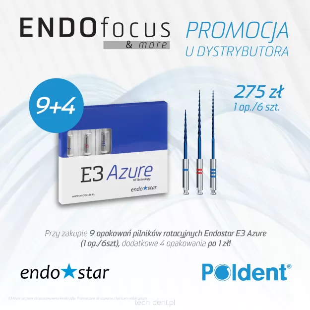 9 x Endostar E3 Azure (6 szt.) + GRATIS: 4 x Endostar E3 Azure (6 szt.)