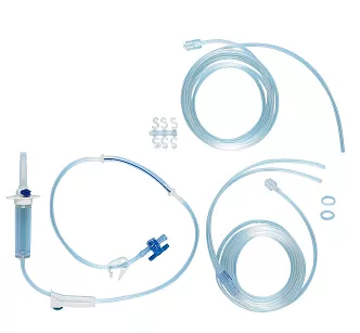 Wężyk do fizodyspensera BLUE IRRIG SET / 10 szt.